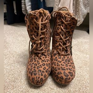 Leopard Bootie